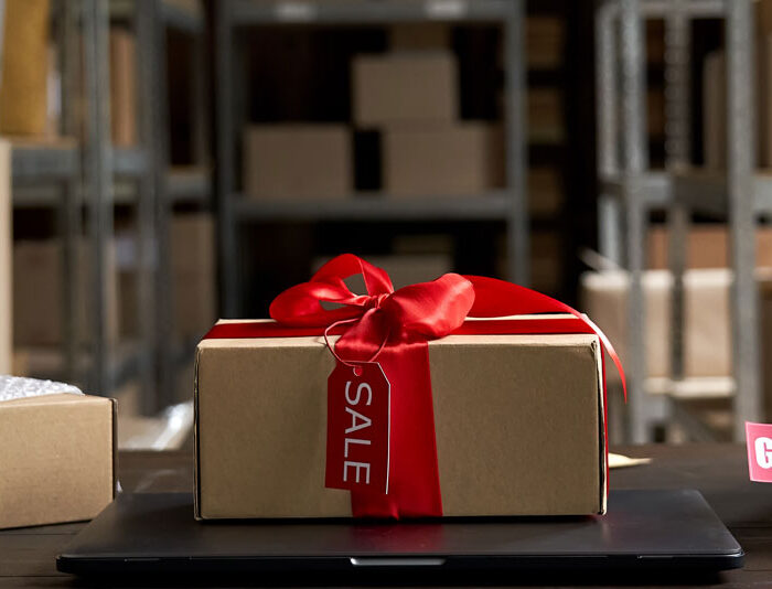 retail holiday preparation gift boxes