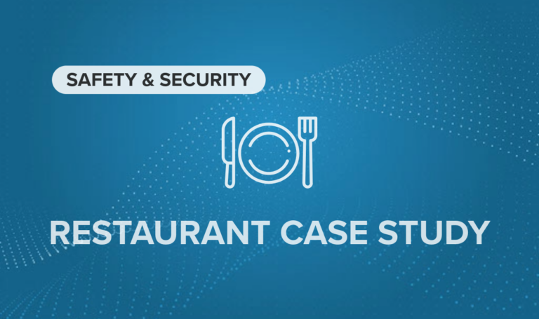 restaurant case study - safety and security
