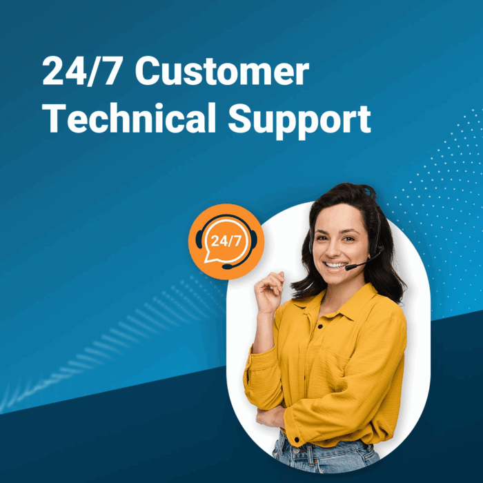 24/7 customer technical support