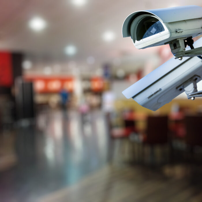 security camera inside restaurant