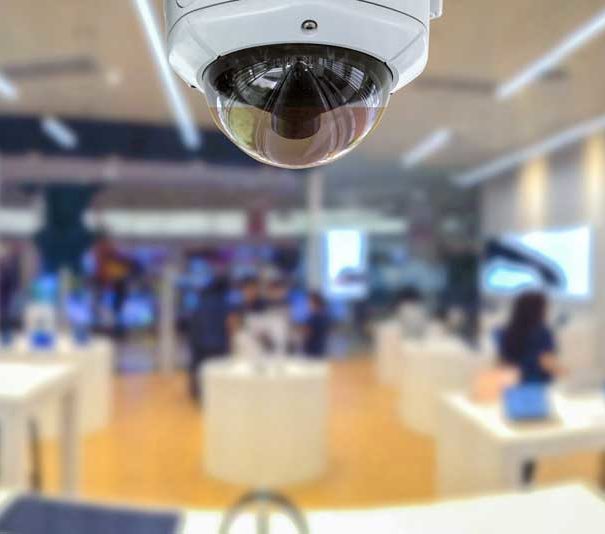 AI video surveillance in retail store